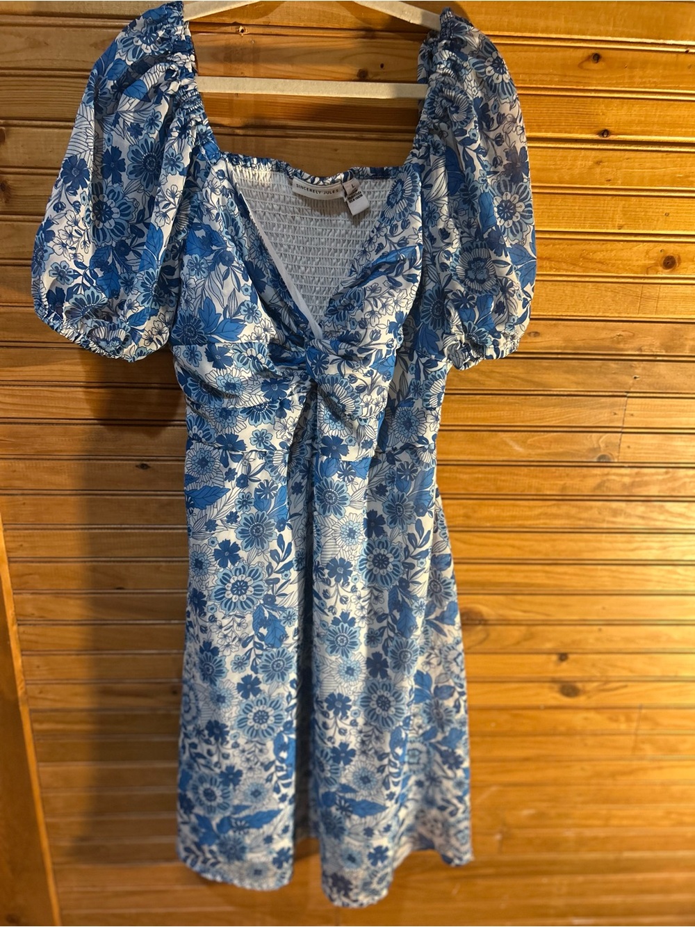Women's floral smocked top